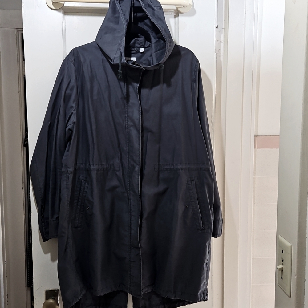 Uni Qlo XL Utility Jacket Slate Gray